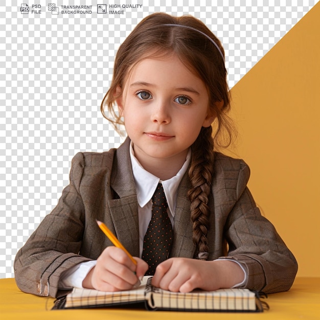 Happy children and smile on transparent background