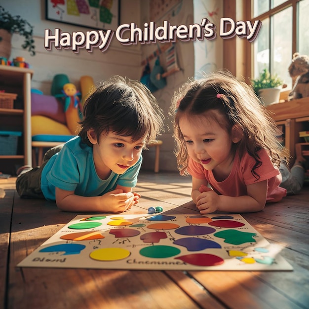 Happy Childrens Day Social Media Post PSD