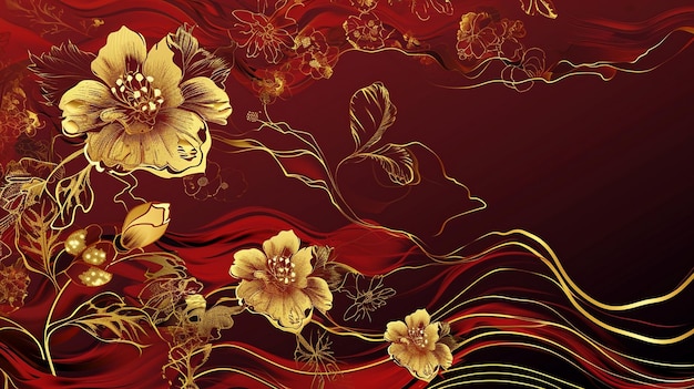 Happy Chinese new year background template and greeting card