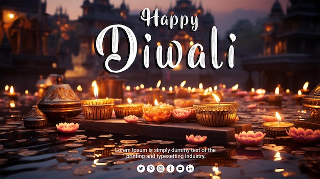 Happy Diwali Background