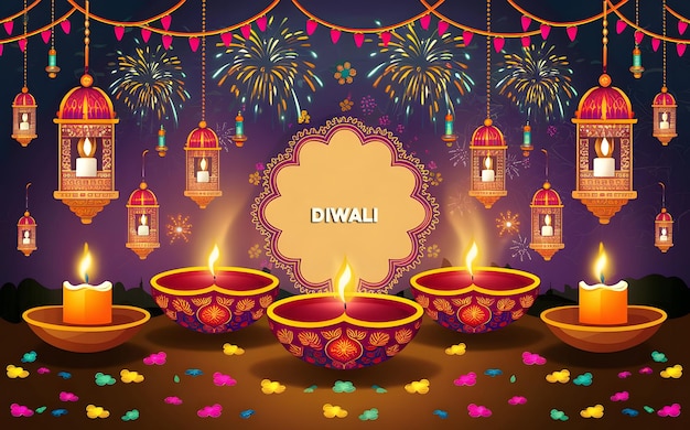 Happy Diwali Background