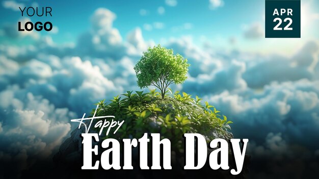 Happy Earth Day Social Media Post