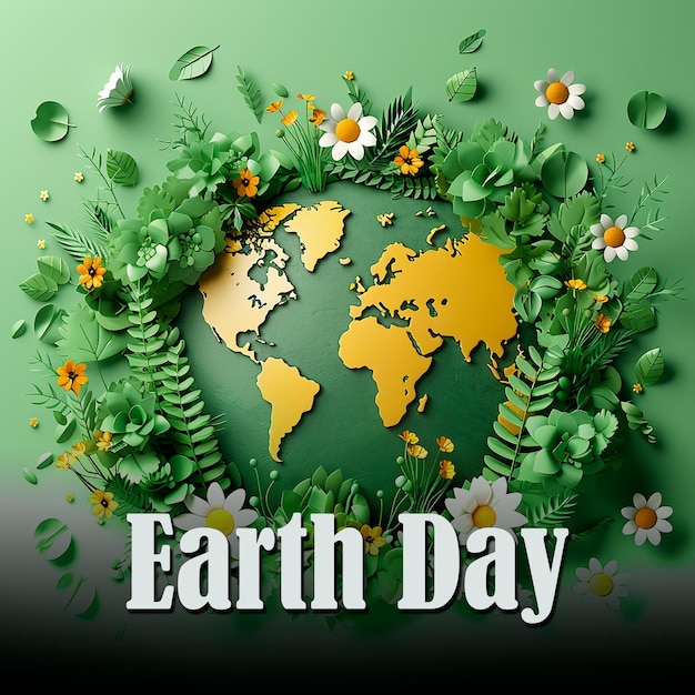 Happy Earth Day Social Media Post