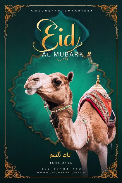 PSD happy eid al adha social media post