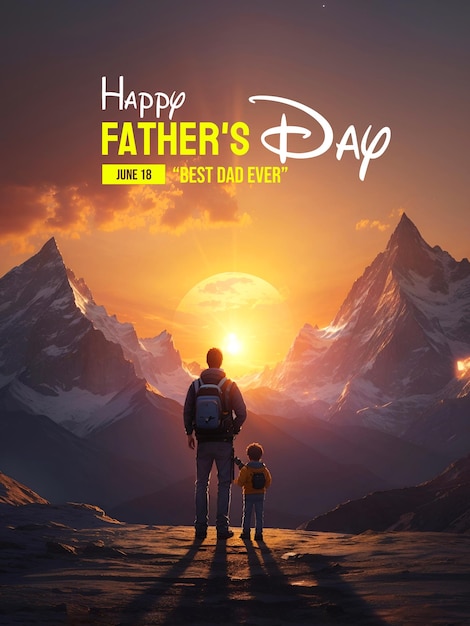 Happy Father Day Social Media Banner