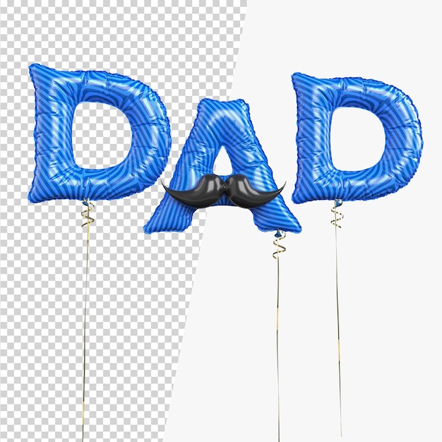 Happy Father's Day with decorate Concept in Father's Day celebration 3D renderingxAxA