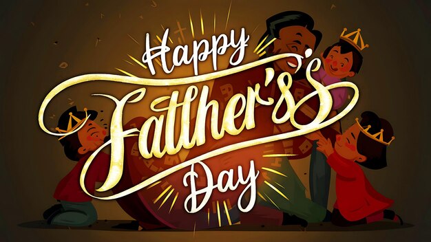 Happy Fathers day speci social media template background