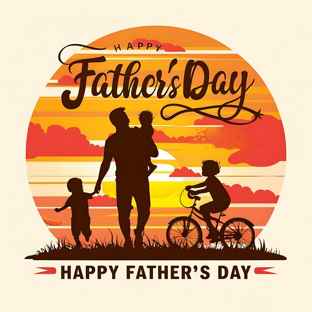 Happy Fathers day speci social media template background