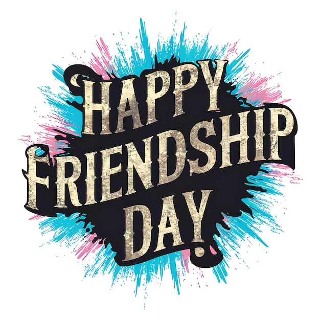 PSD happy friendship day design background