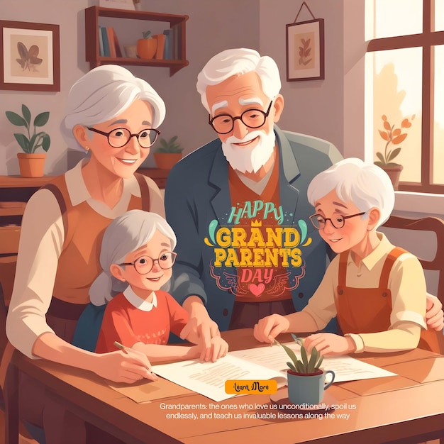 PSD happy grandparents day