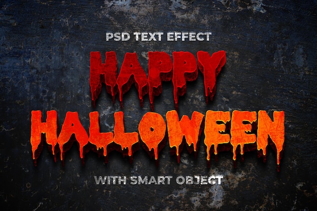 happy halloween TEXT EFFECT