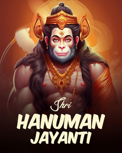 Happy Hanuman Jayanti Poster Design