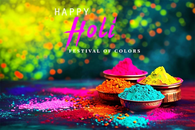 Happy holi festival