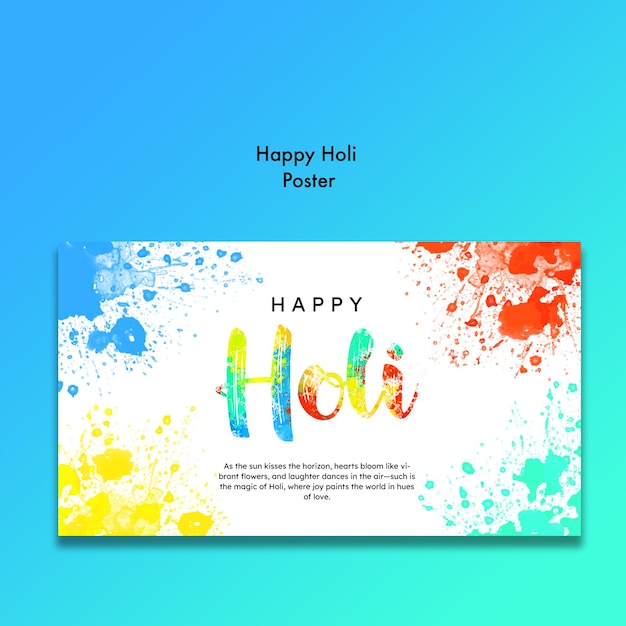 Happy Holi Poster