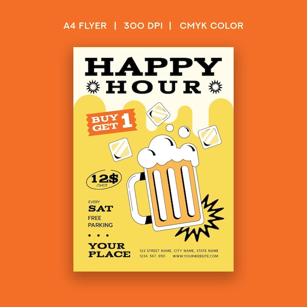 Happy Hour Flyer