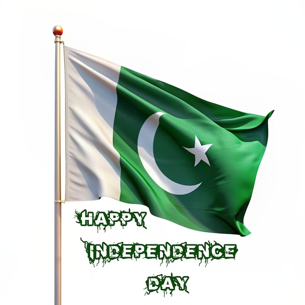 Happy independence day on transparent background