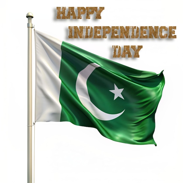 Happy independence day on transparent background