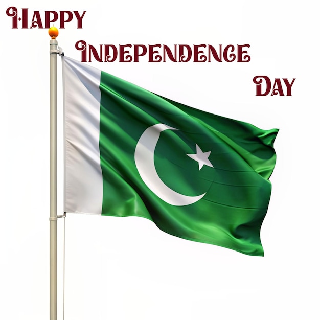 Happy independence day on transparent background