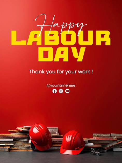 Happy Labor day Background and poster design