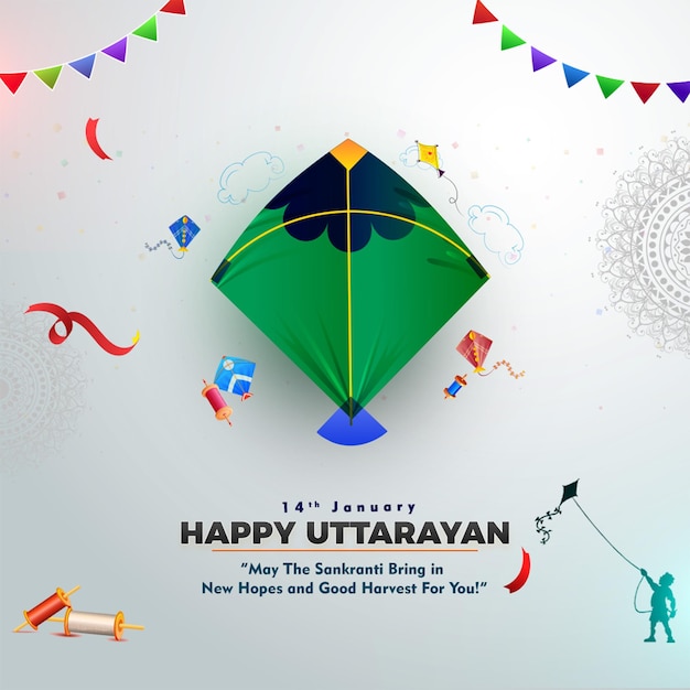 PSD happy makar sankranti festival mockup