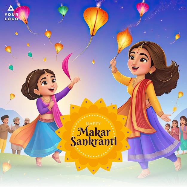 Happy Makar Sankranti Flayer