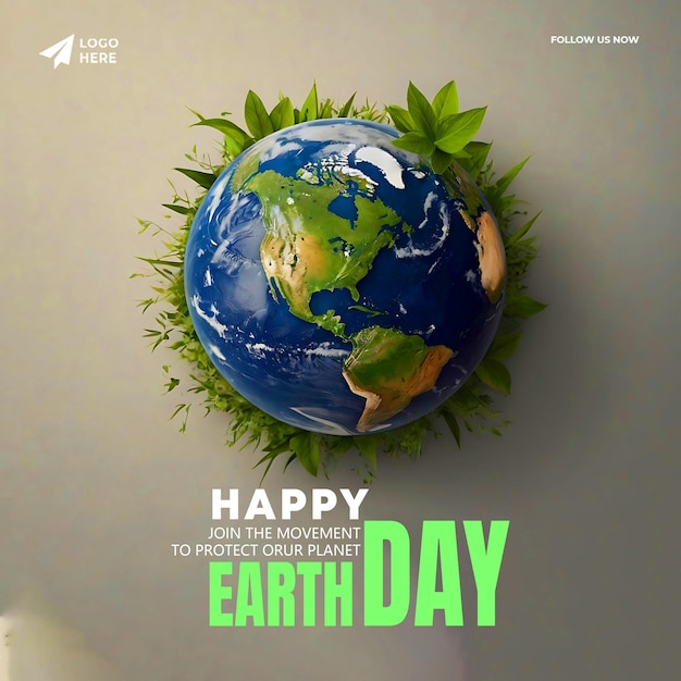 Happy Mothers Day greeting background world environment day poster