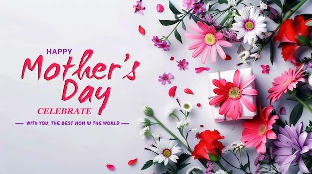 happy mothers day special gift banner background