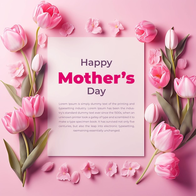 Happy Mothers Day Template social Media Post