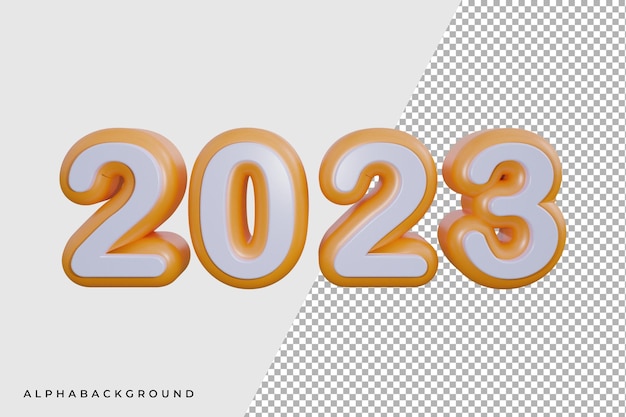 Happy New Year 2023 3D Text Effect