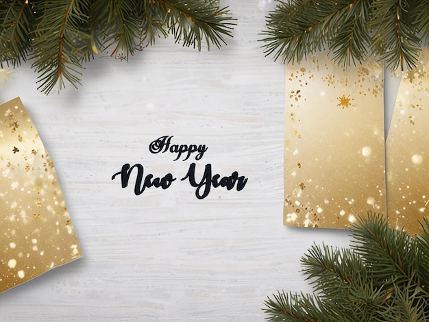 PSD happy new year background or templates with editable file