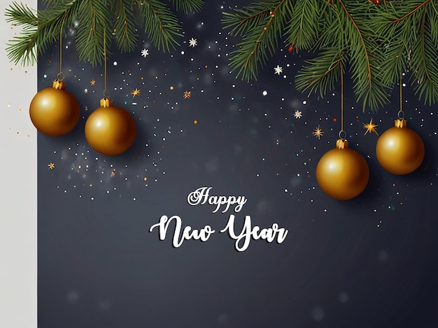 PSD happy new year background or templates with editable file