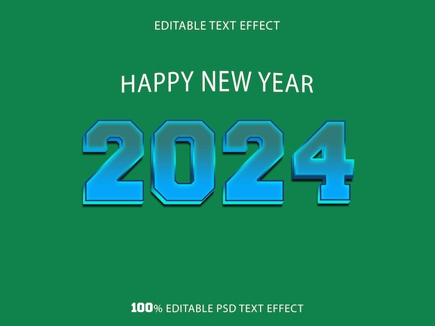 Happy New Year Text Effect 2024