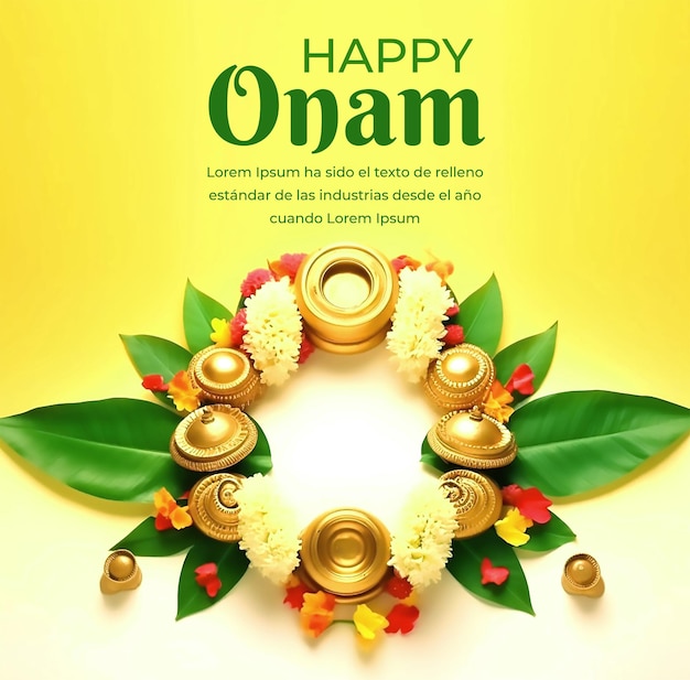 Happy Onam Day Greeting Card