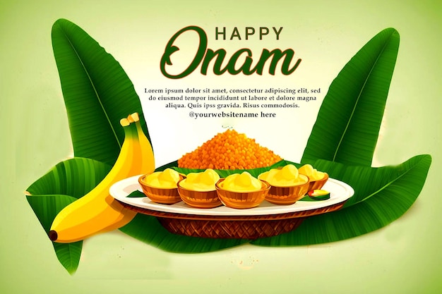 Happy Onam festival design