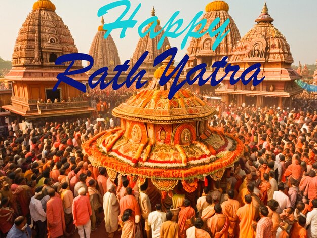 PSD happy rath yatra festival design