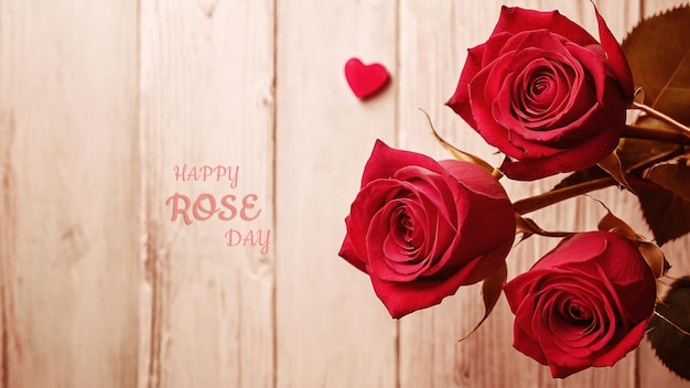 PSD happy rose day festival design