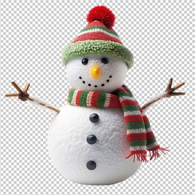 PSD happy snowman