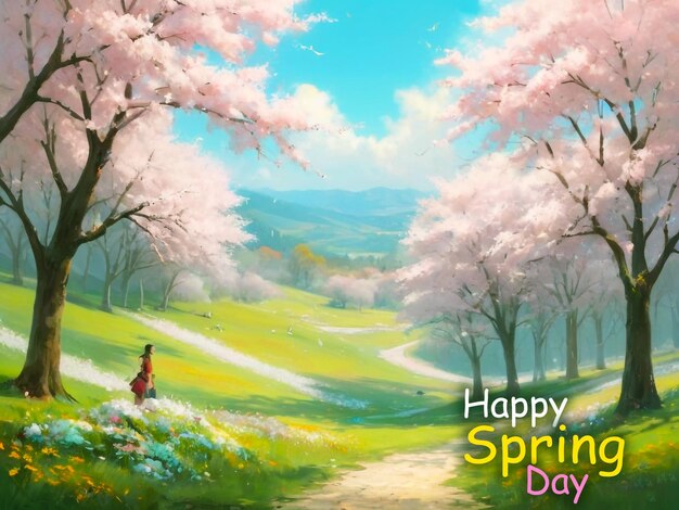 happy spring day