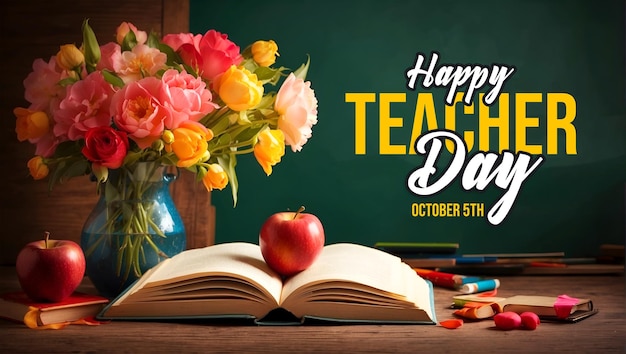 Happy Teacher Day Social Media Banner