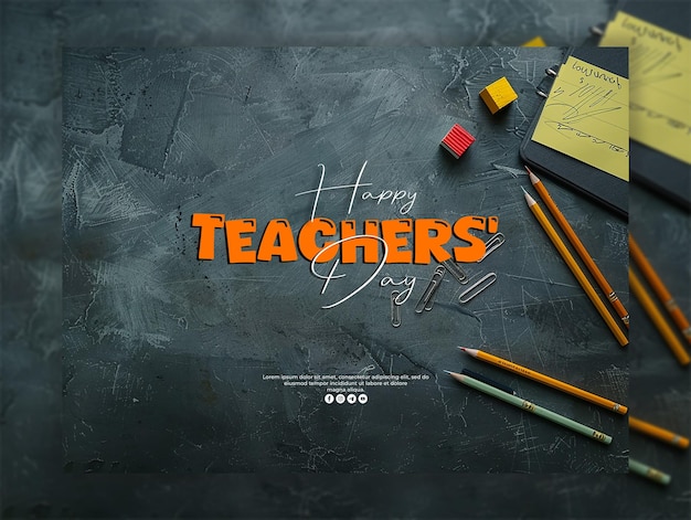 PSD happy teachers day background