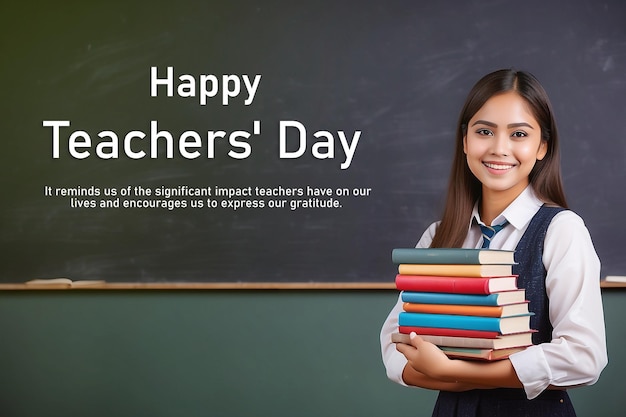 Happy teachers day social media banner