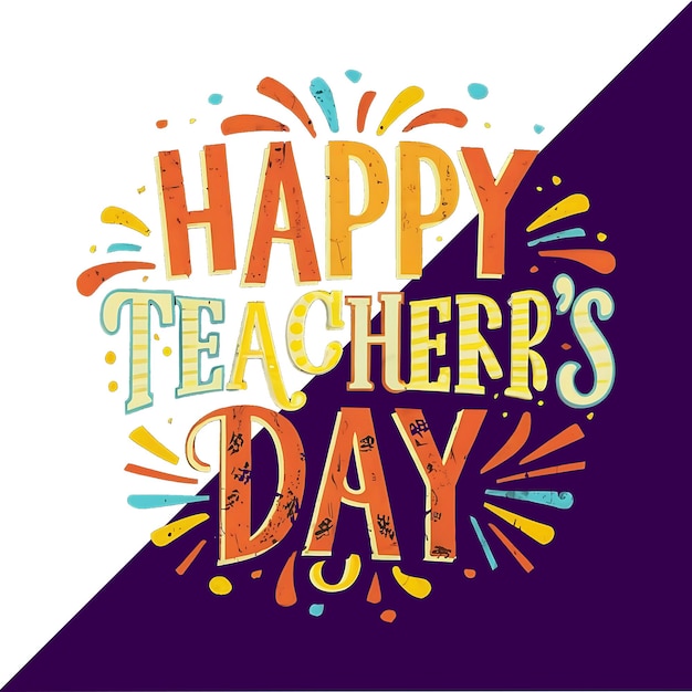 Happy teachers day social media template