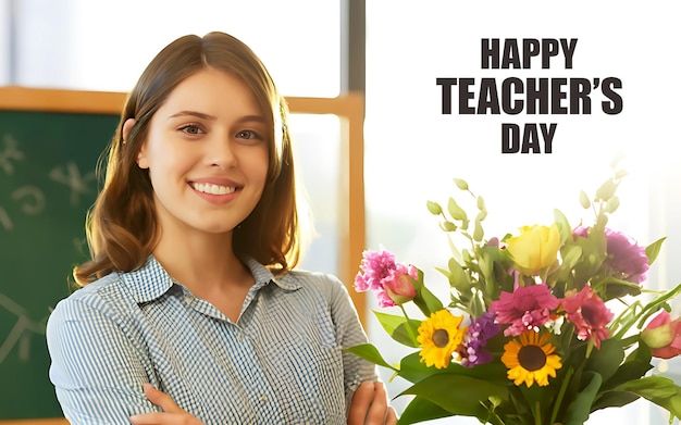 Happy teachers day social media template