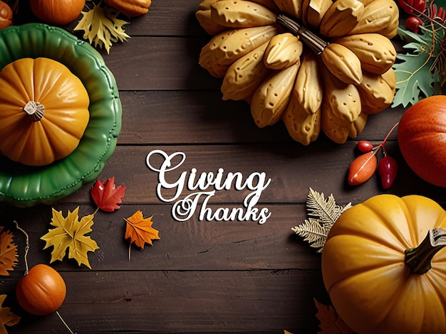 Happy thanks giving card or template background with editable file