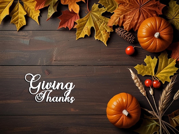 Happy thanks giving card or template background with editable file