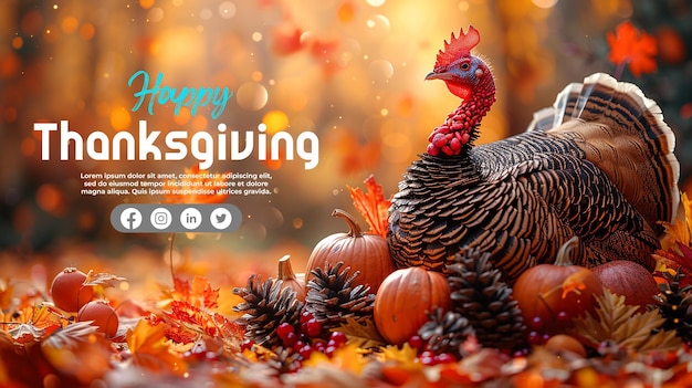 Happy thanksgiving day background