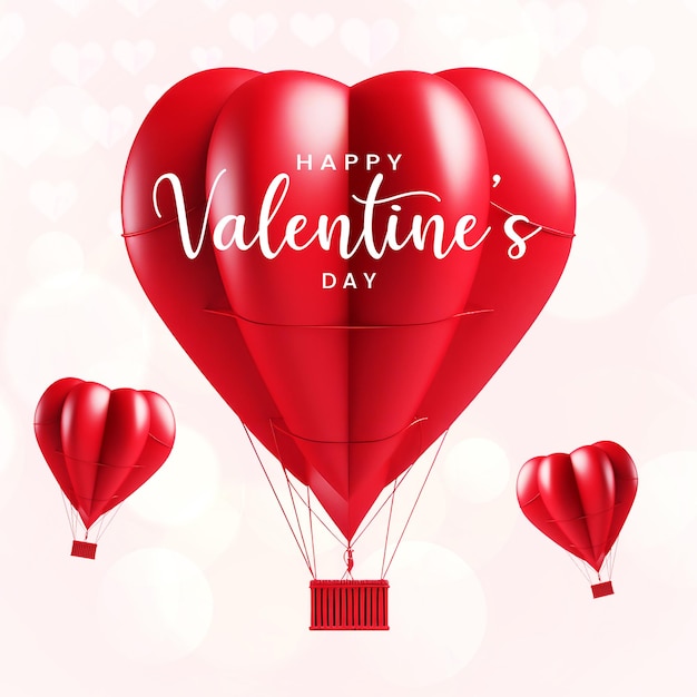 Happy Valentine Day Love Background 14th February 2023 Vector Art Illustration