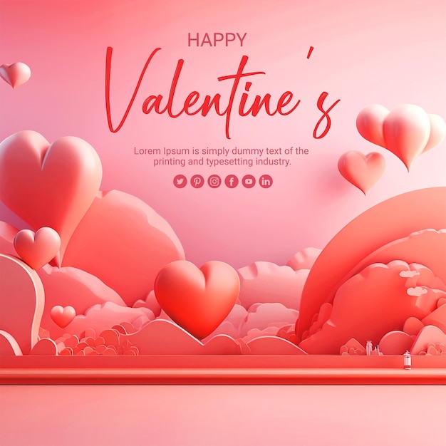 happy valentine's day beautiful love background