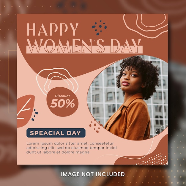 Happy Women Day Social Template