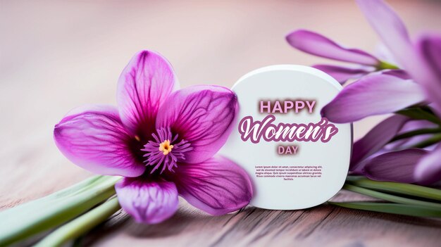 Happy Womens Day 8 march design template